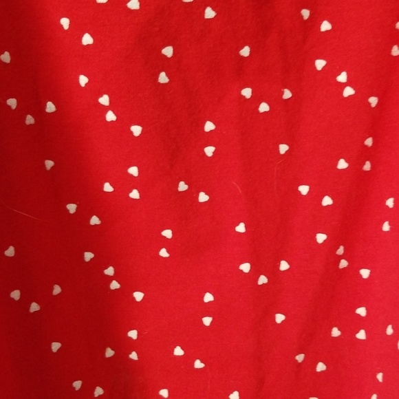 Red dress with small white hearts - Picture 4 of 4
